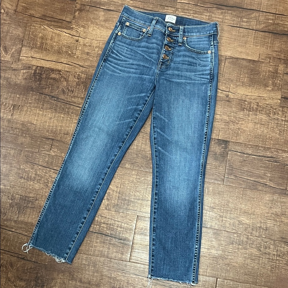 J. Crew Vintage Straight Ankle Jeans Size 25